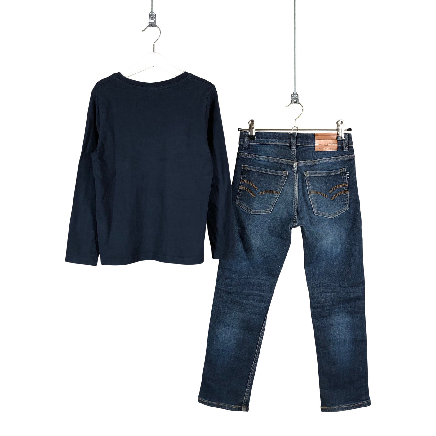 Unisex Polarn O. Pyret - Jeans, size 122 - 128 - Blue (2)