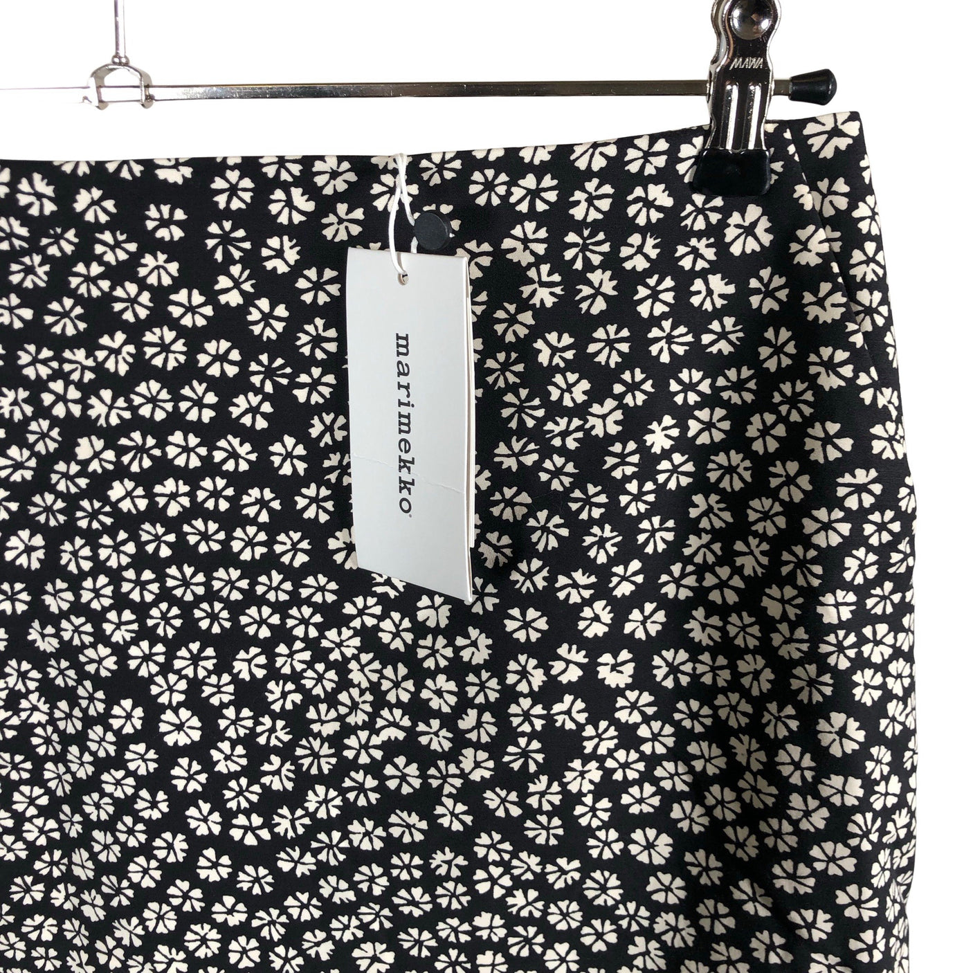 Unisex Marimekko - Fabric skirt, size 42 - Black (3)