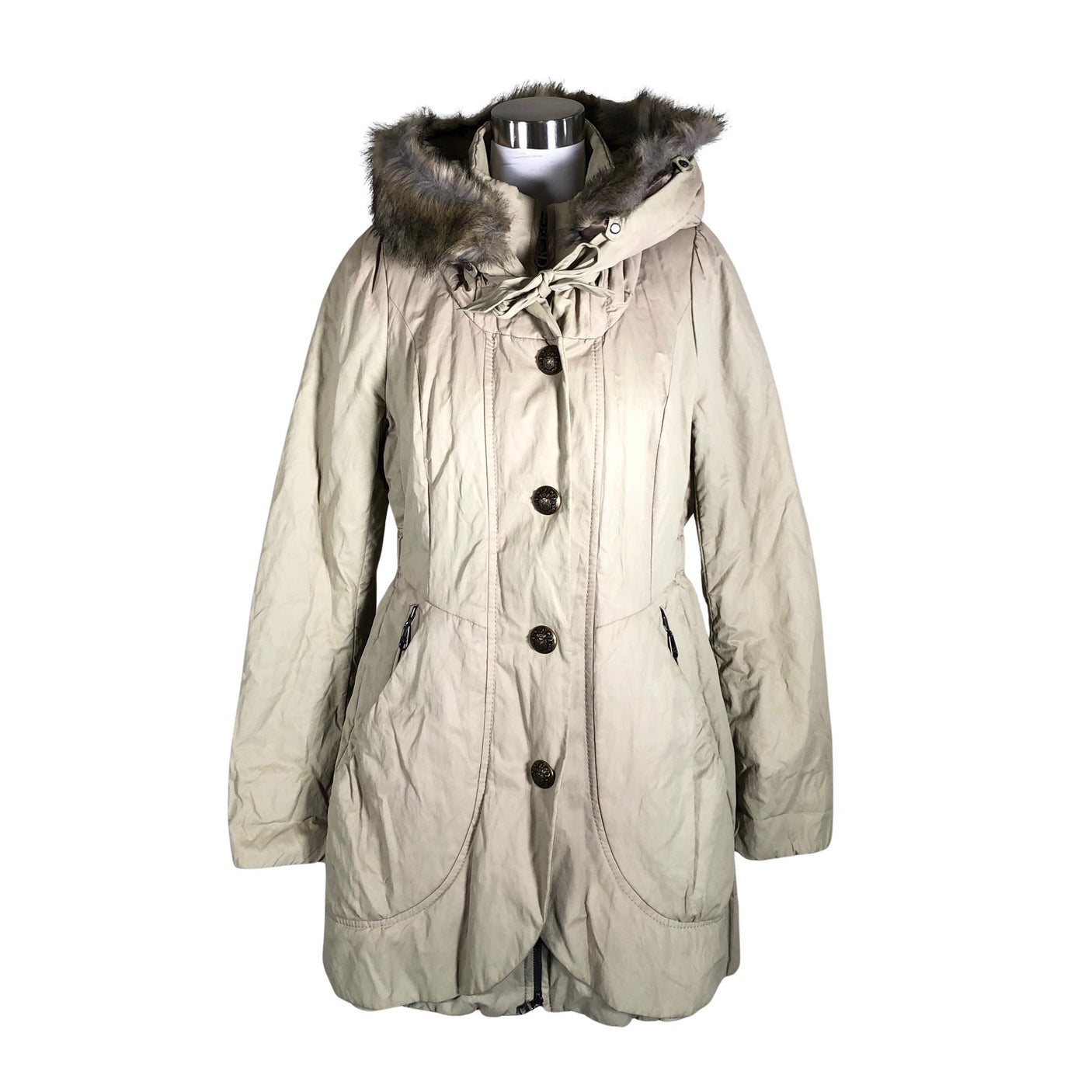 Unisex Creenstone - Winter jacket, size 40 - Beige (1)