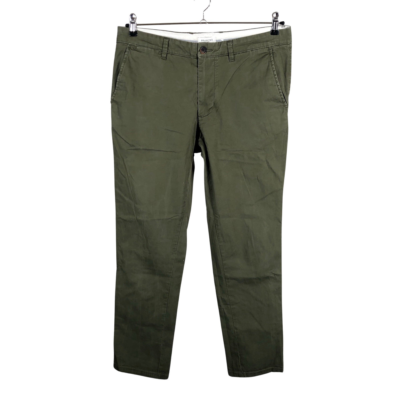 Unisex Selected - Chinos, size W34 - Green (1)