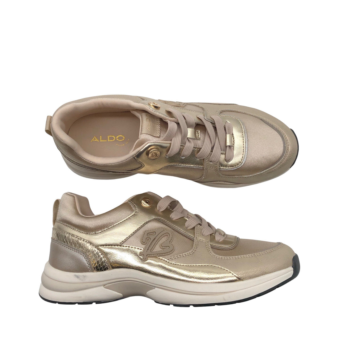 Unisex Aldo - Sneakers, size 39 - Gold (1)