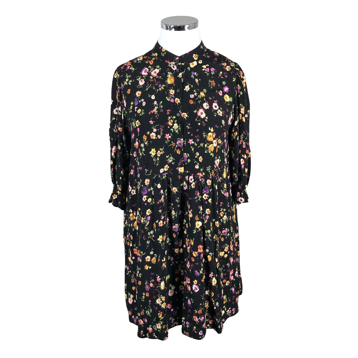 Unisex Selected - Schiffon dress, size 44 - Black (1)