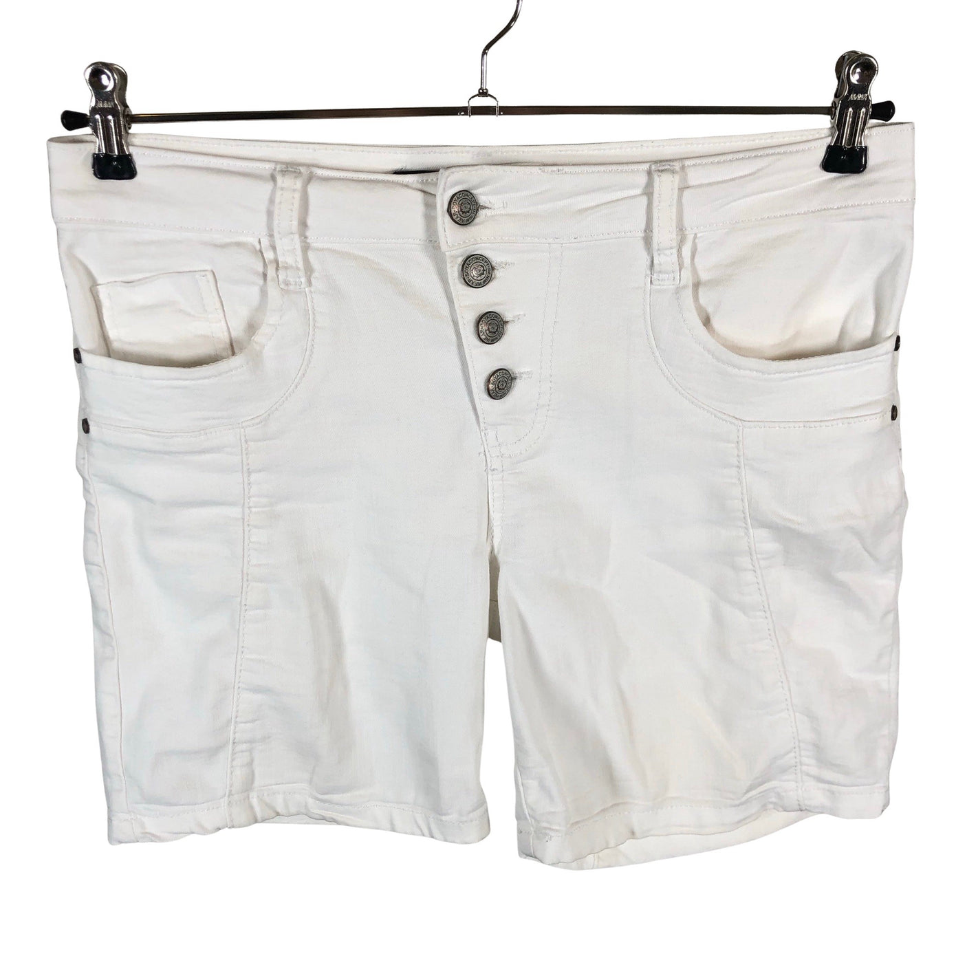 Unisex Soyaconcept - Denim shorts, size W30 - White (1)
