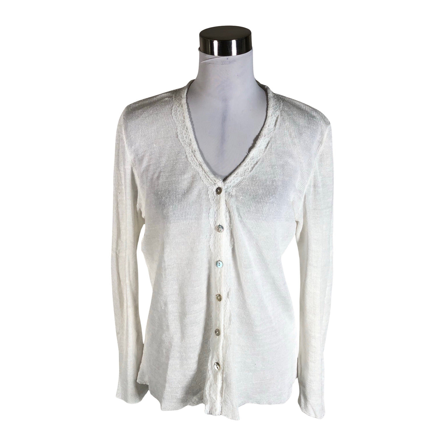 Unisex Veta - Cardigan, size 38 - White (1)