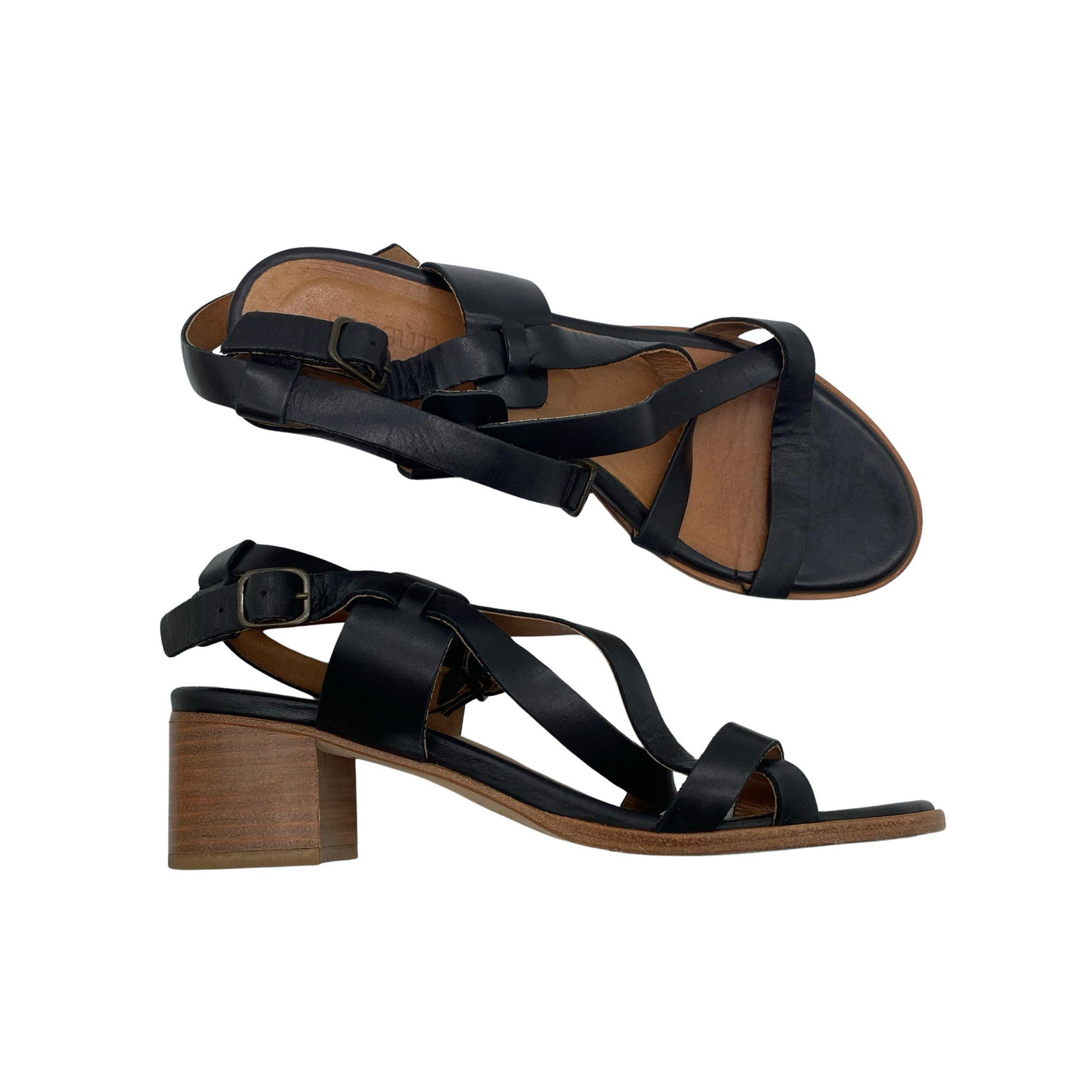 Unisex Sessùn - Heeled sandals, size 38 - Black (1)