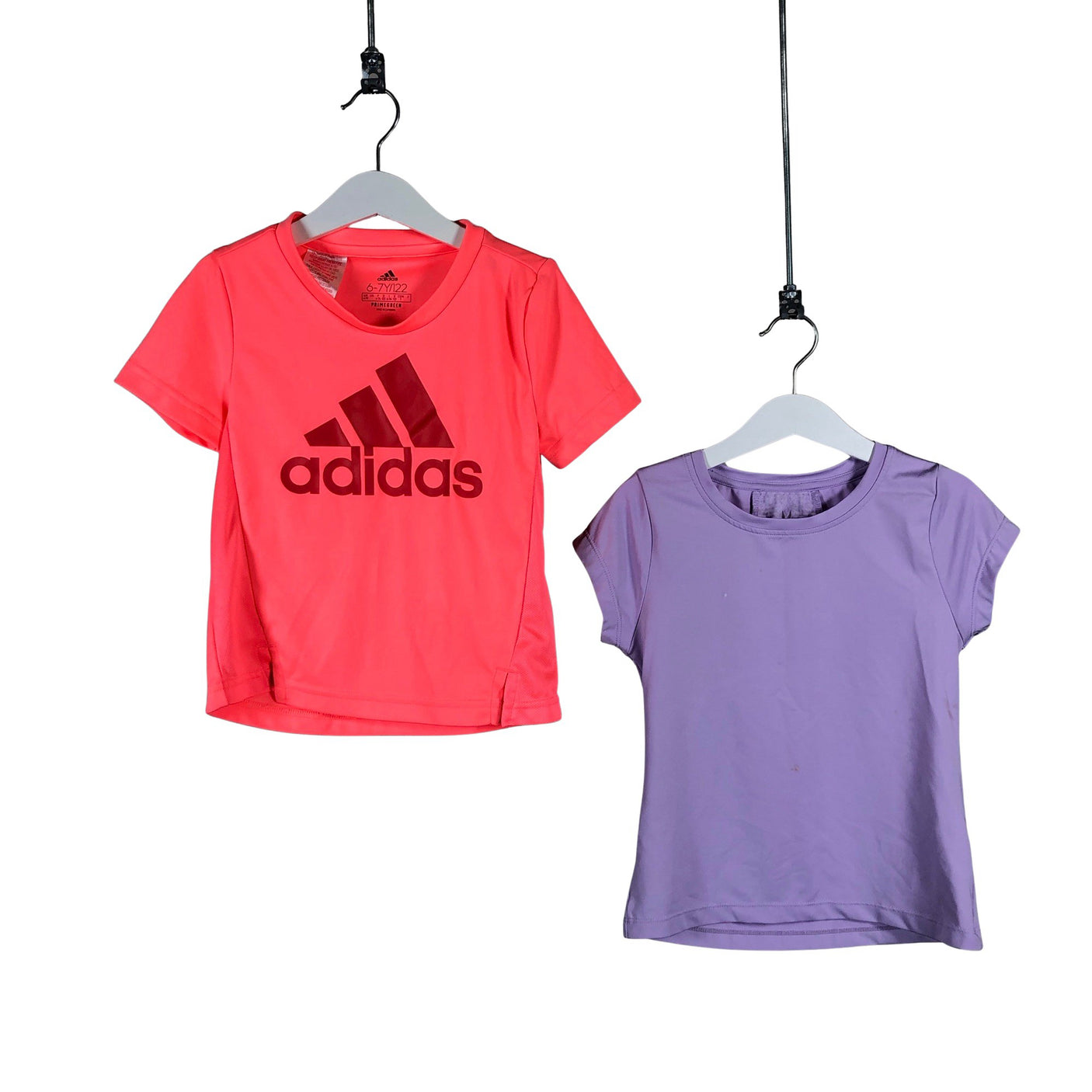 Unisex Soc - Sports shirt, short sleeve, size 122 - 128 - Pink (1)