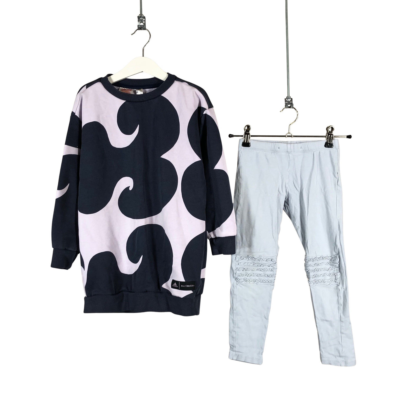 Unisex Adidas - Sweatshirt tunic, size 116 - 122 - Blue (1)