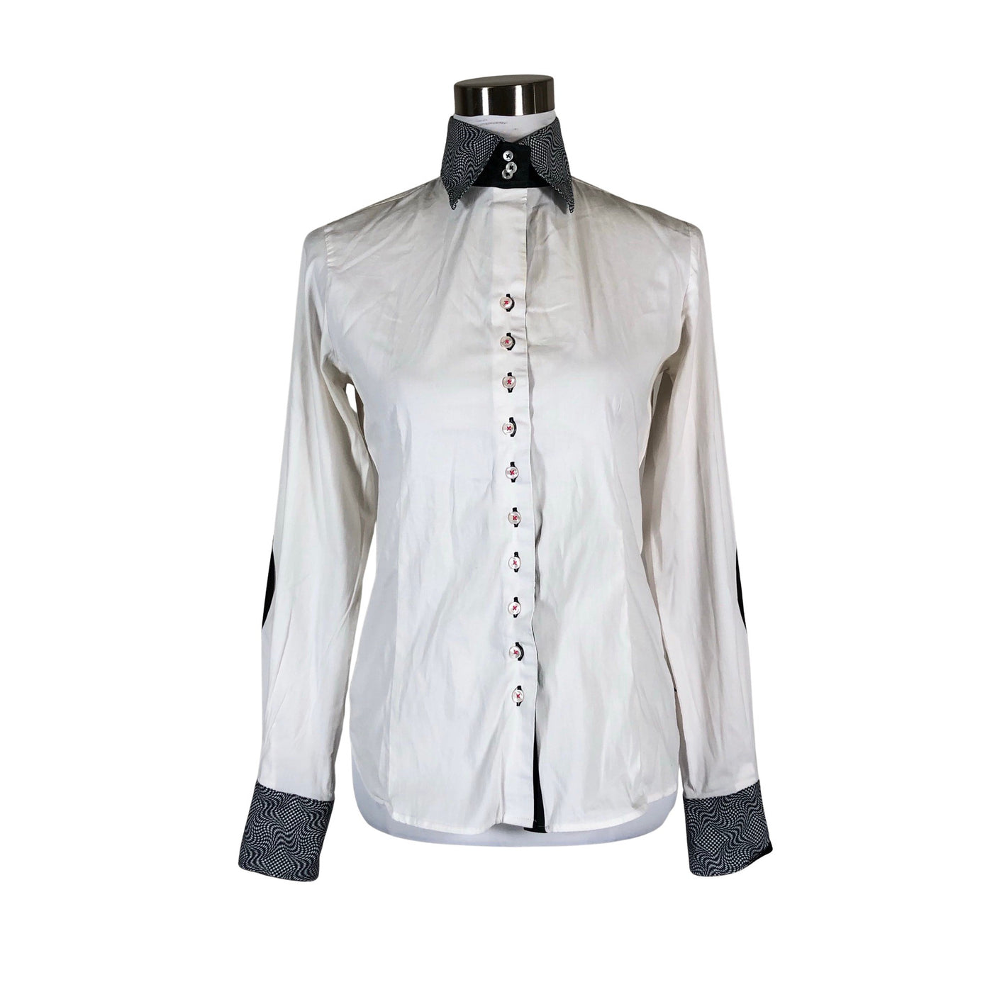Unisex 7Camicie - Collared shirt, size 38 - White (1)