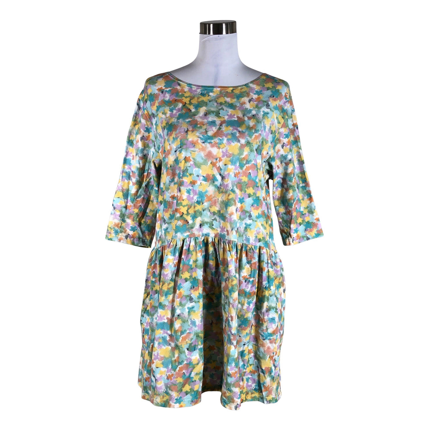 Unisex Puuvillatehdas - Tricot dress, size 40 - Green (1)