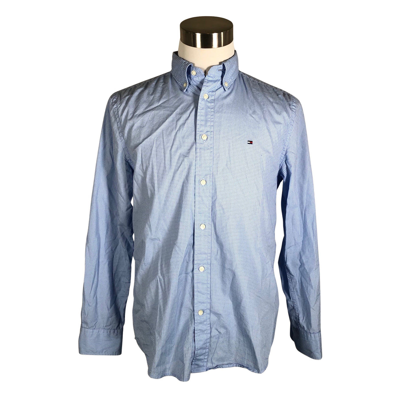 Unisex Tommy Hilfiger - Collared shirt, size M - Blue (1)