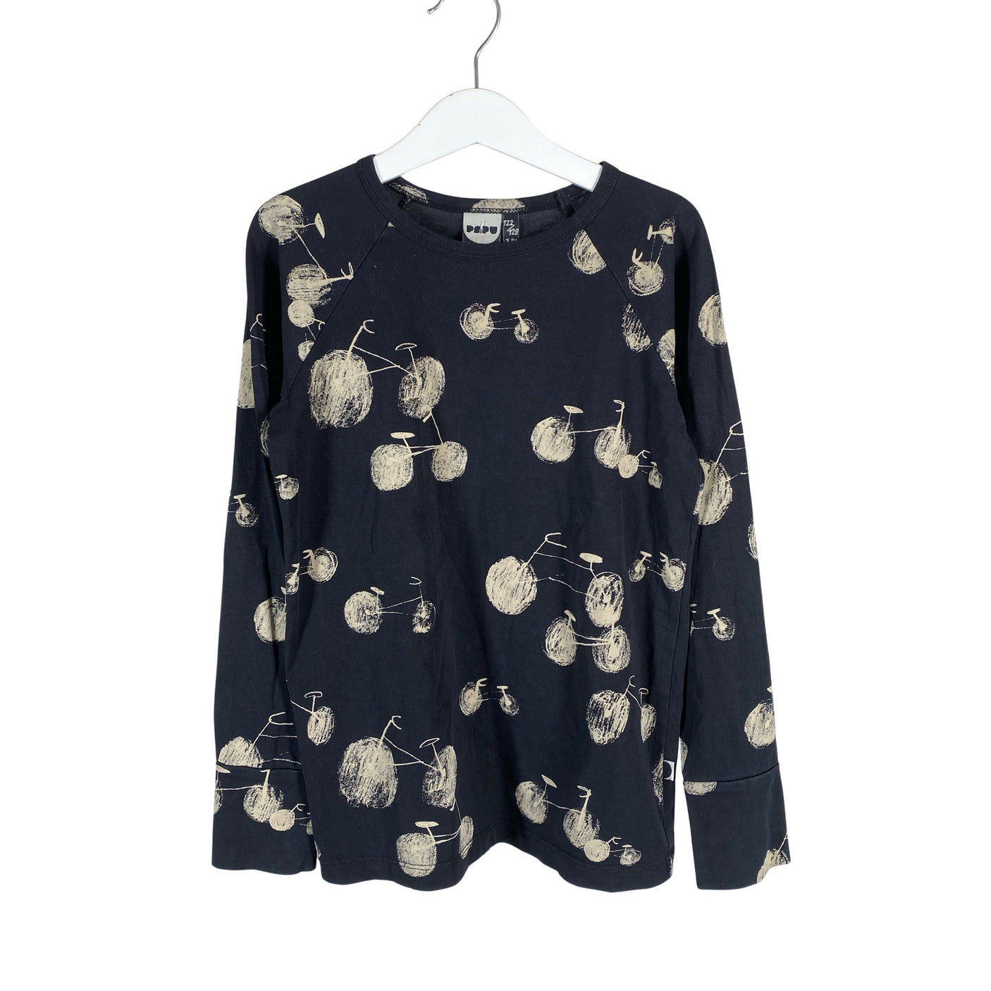 Unisex Papu - Tricot shirt, size 122 - 128 - Black (1)