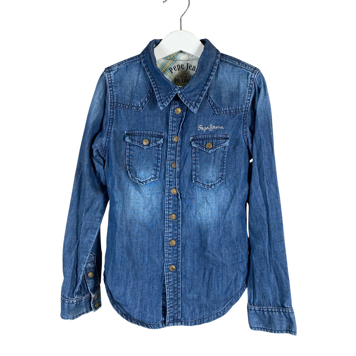Unisex Pepe Jeans - Denim shirt, size 128 - 134 - Light pink (1)