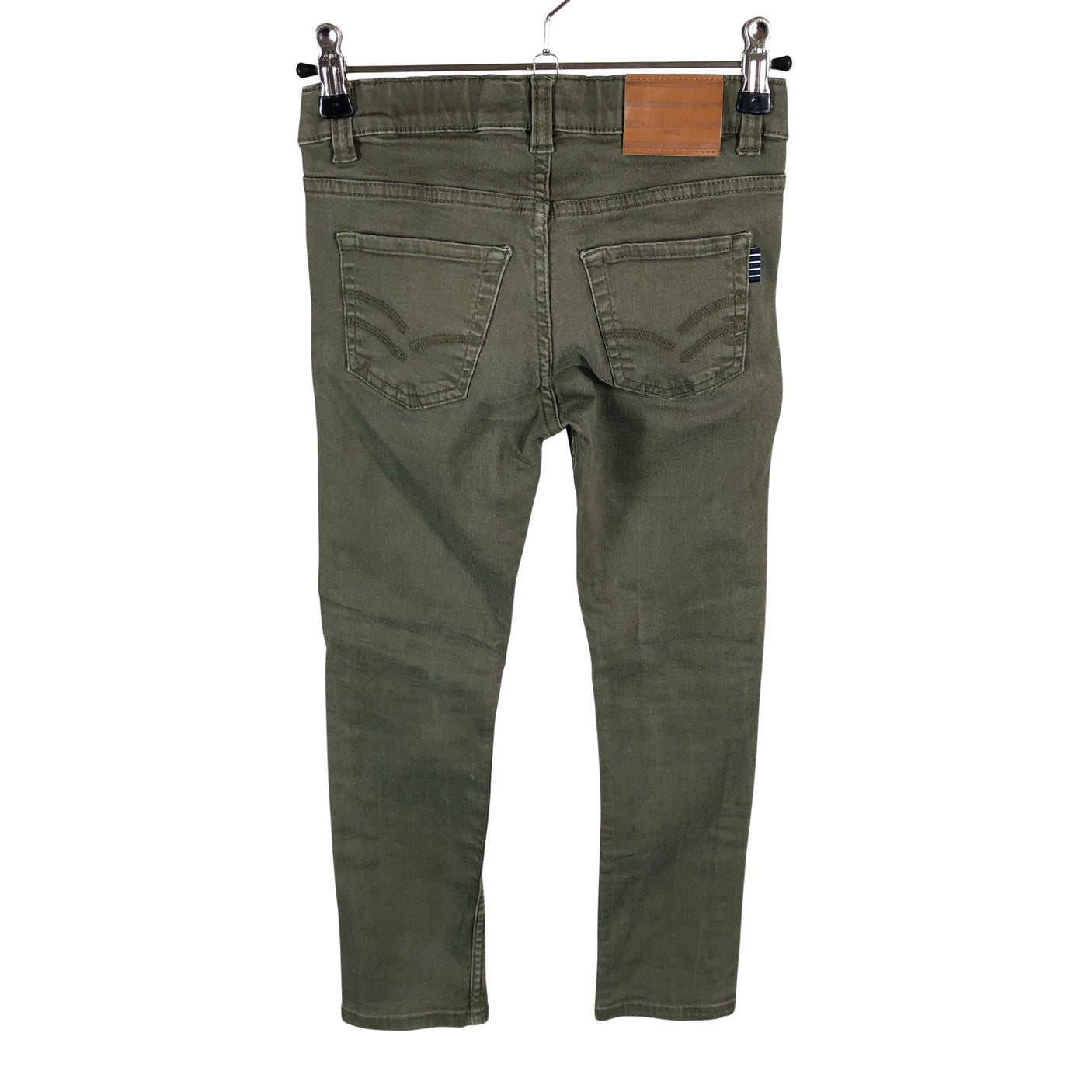 Unisex Polarn O. Pyret - Jeans, size 122 - 128 - Green (2)