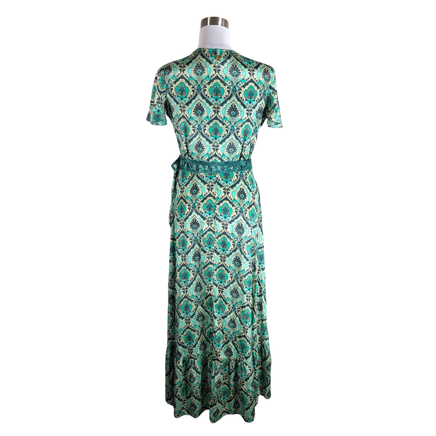 Unisex Pahiesa Formentera - Schiffon dress, size 36 - Green (2)