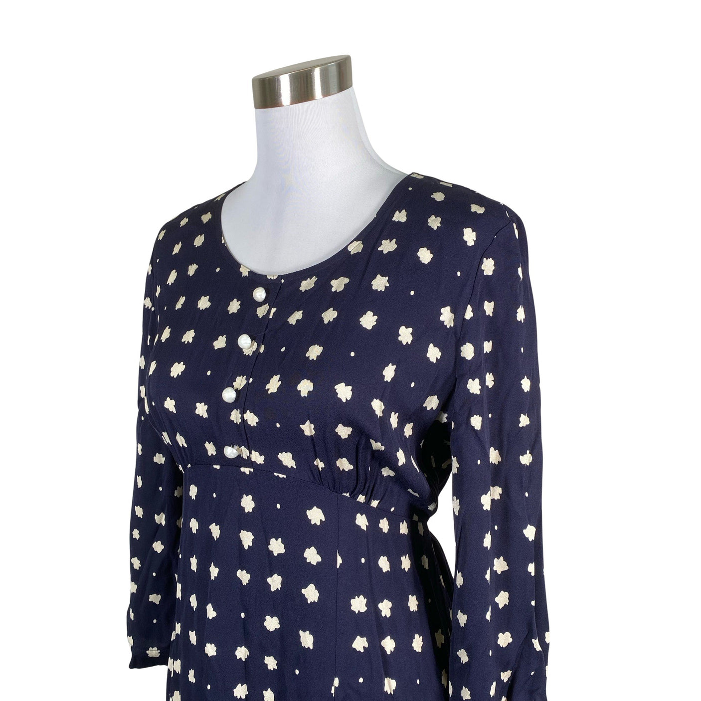 Unisex Andiata - Schiffon dress, size 38 - Blue (3)