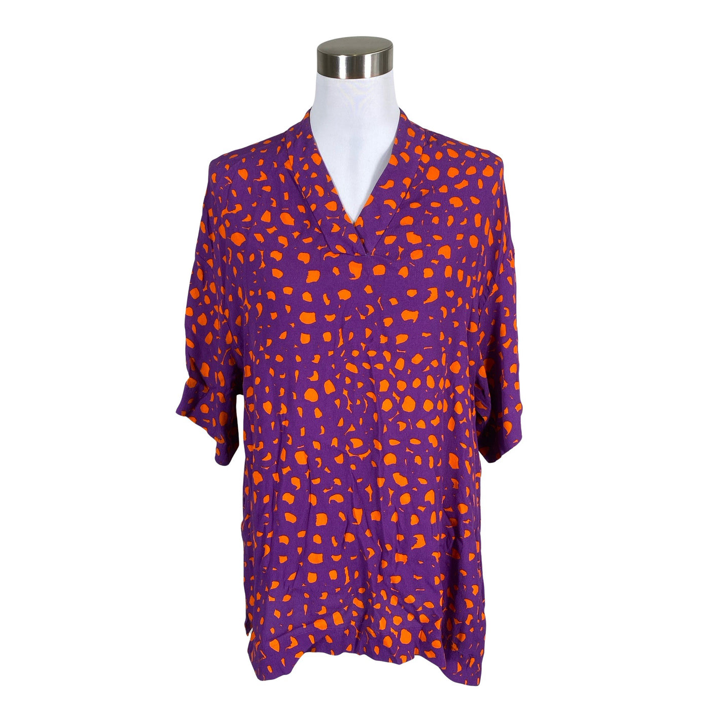 Unisex Marimekko - Schiffon tunic, size 38 - Violet (1)