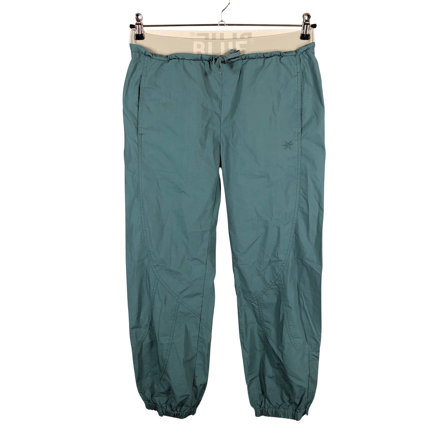 Unisex Blue Sportswear - Sports trousers, size 38 - Green (1)