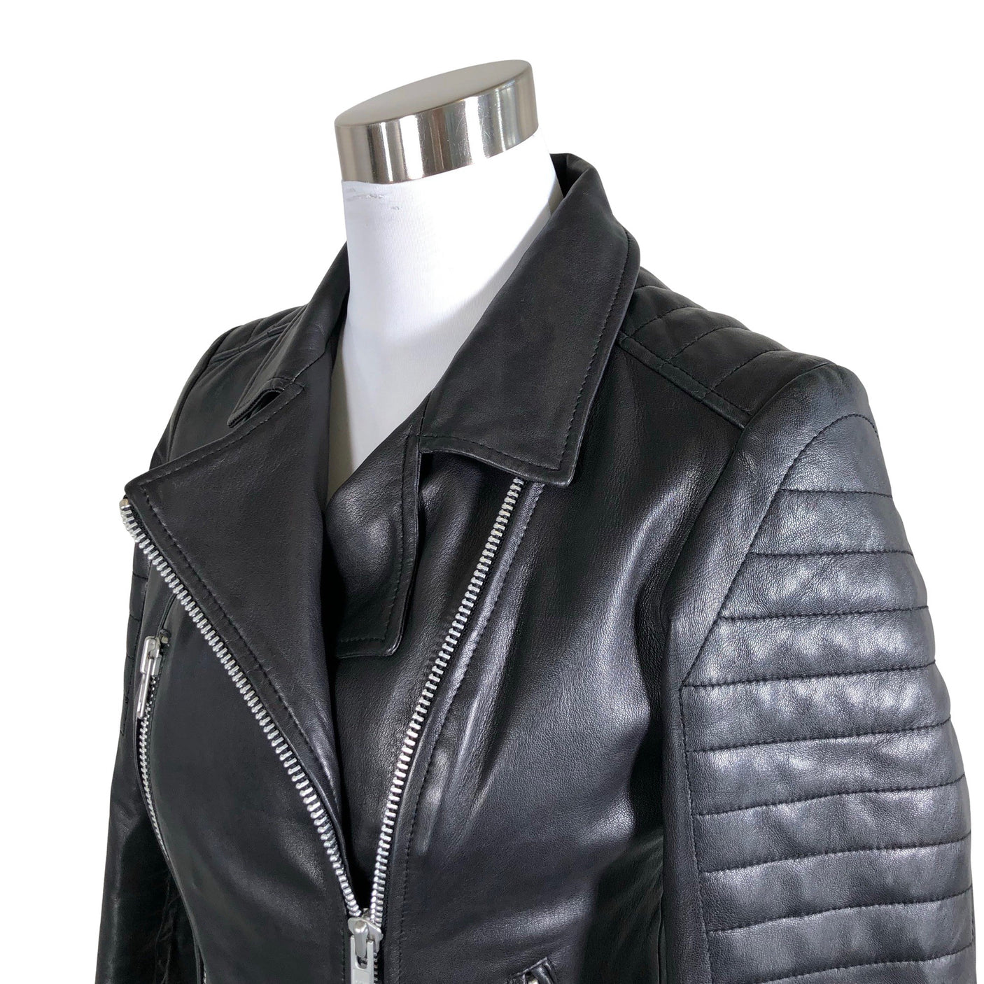 Unisex Andiata - Leather jacket, size 36 - Black (3)