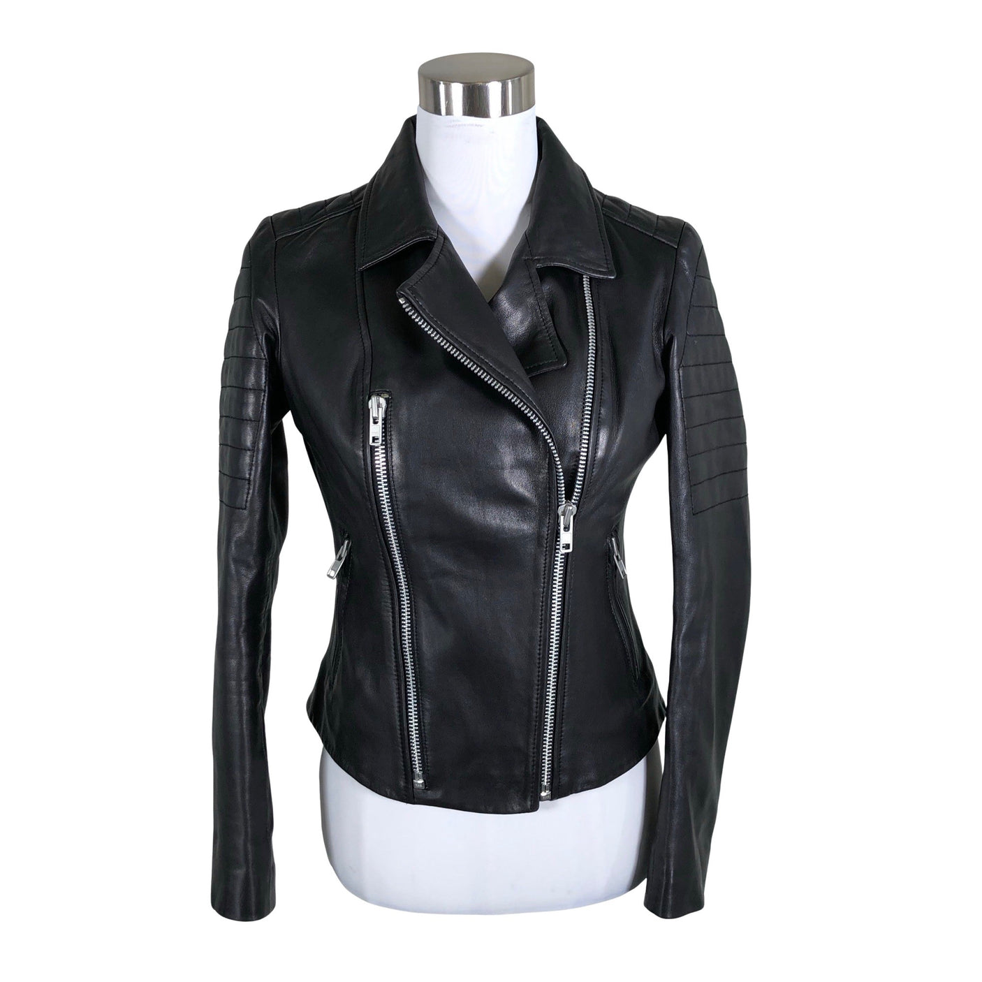 Unisex Andiata - Leather jacket, size 36 - Black (1)