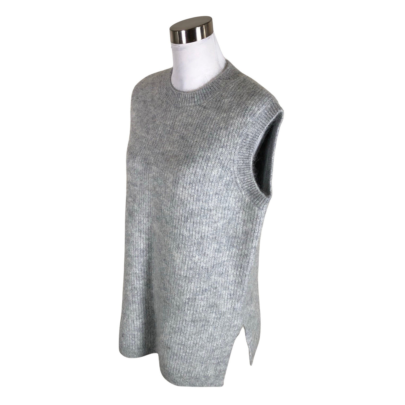 Unisex Arket - Knit vest, size 36 - Gray (2)