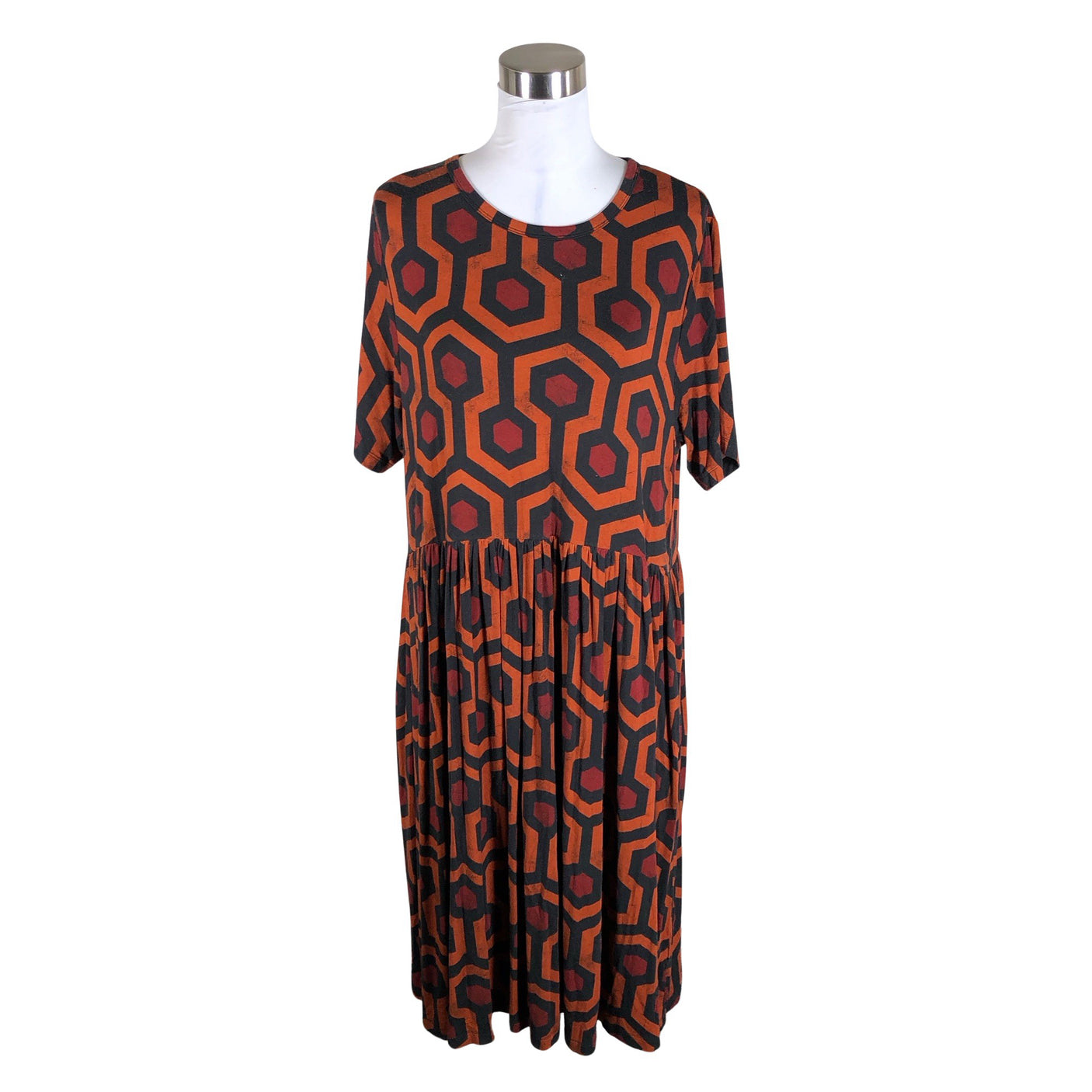 Unisex Dead Cats Club - Tricot dress, size 38 - Orange (1)