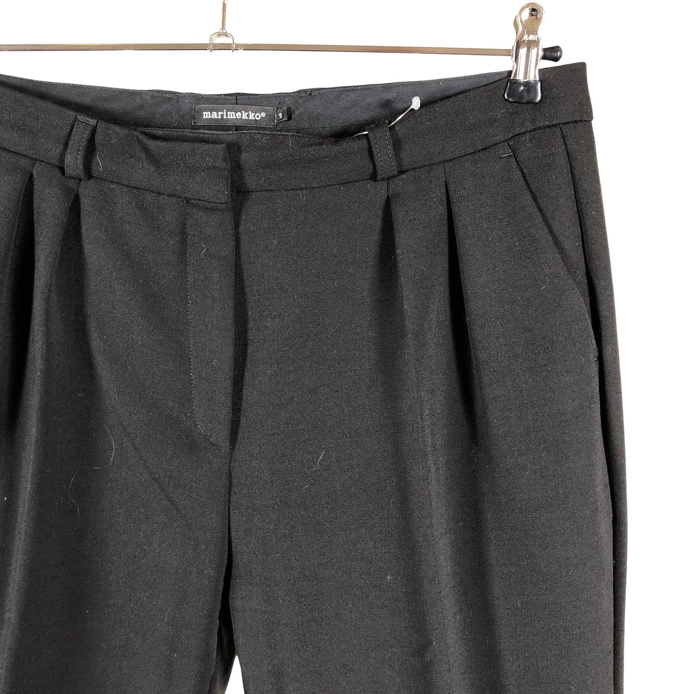 Unisex Marimekko - Straight leg trousers, size 40 - Black (3)