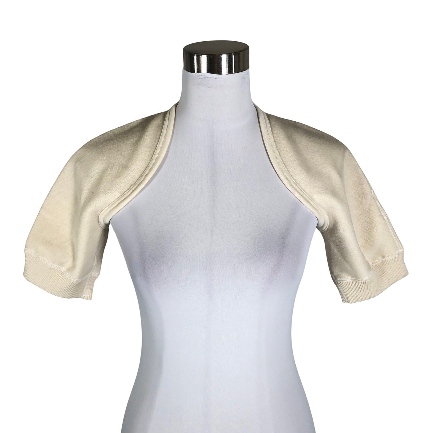 Unisex Ruskovilla - Knit bolero jacket, size 36 - Beige (1)