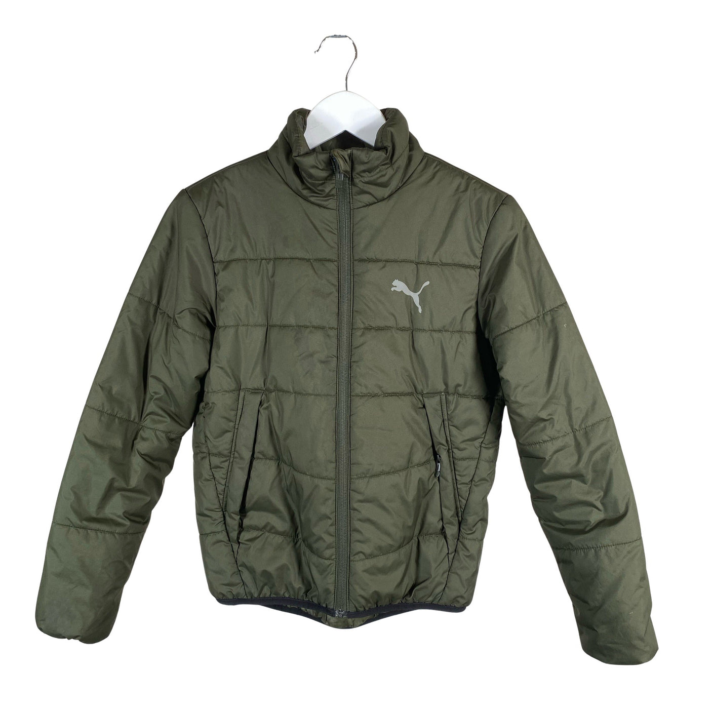 Unisex Puma - Winter jacket, size 146 - 152 - Green (1)