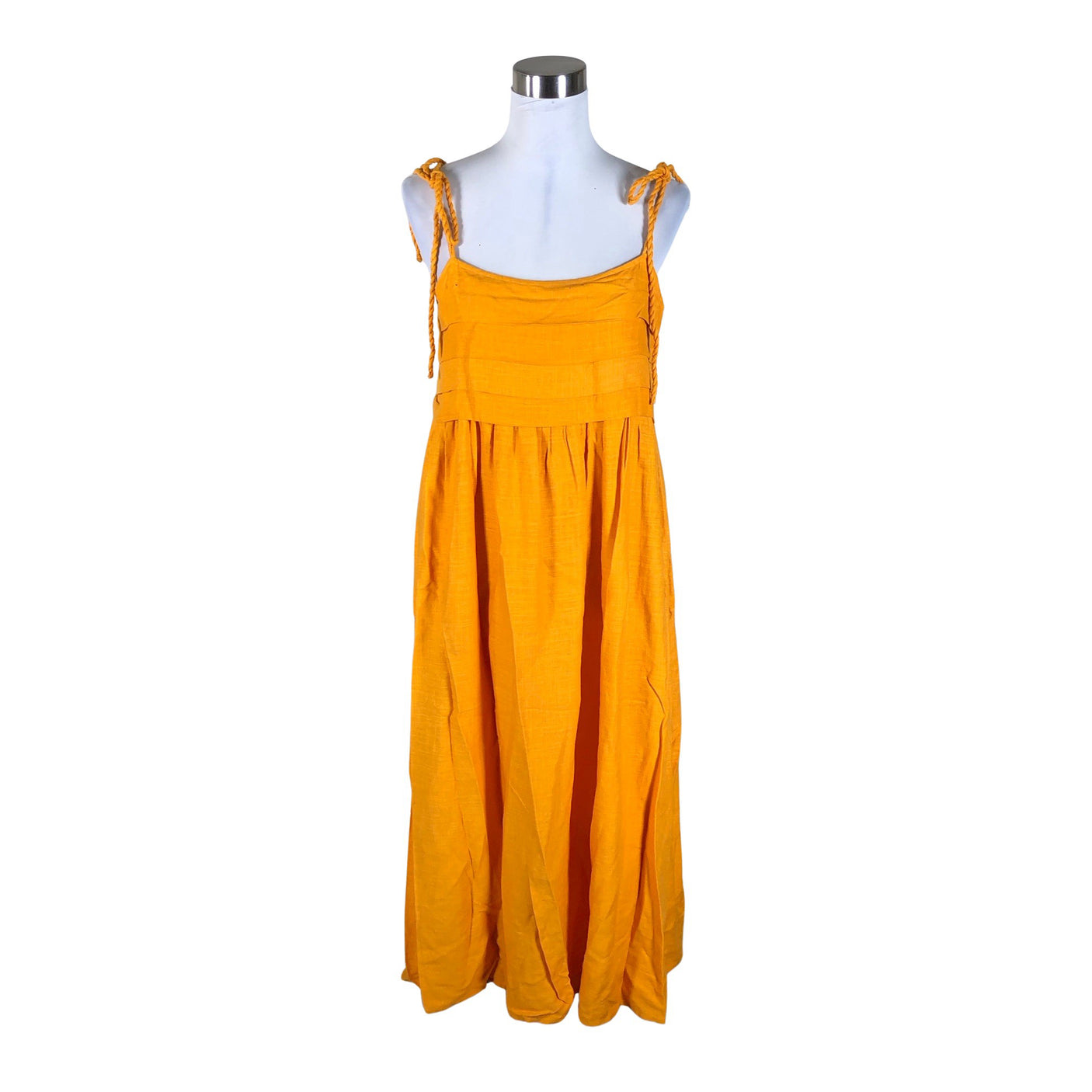 Unisex Selected - Maxi dress, size 40 - Yellow (1)