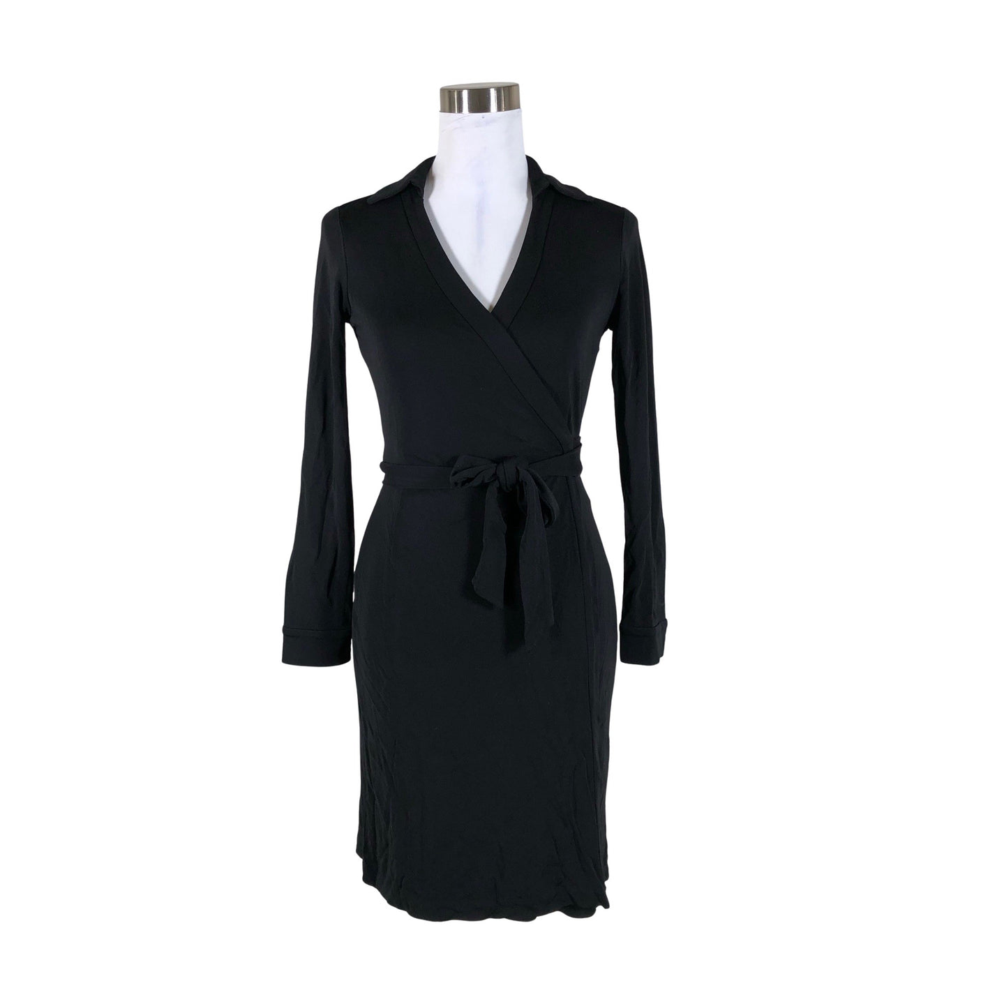 Unisex Diane von Furstenberg - Tricot dress, size 34 - Black (1)