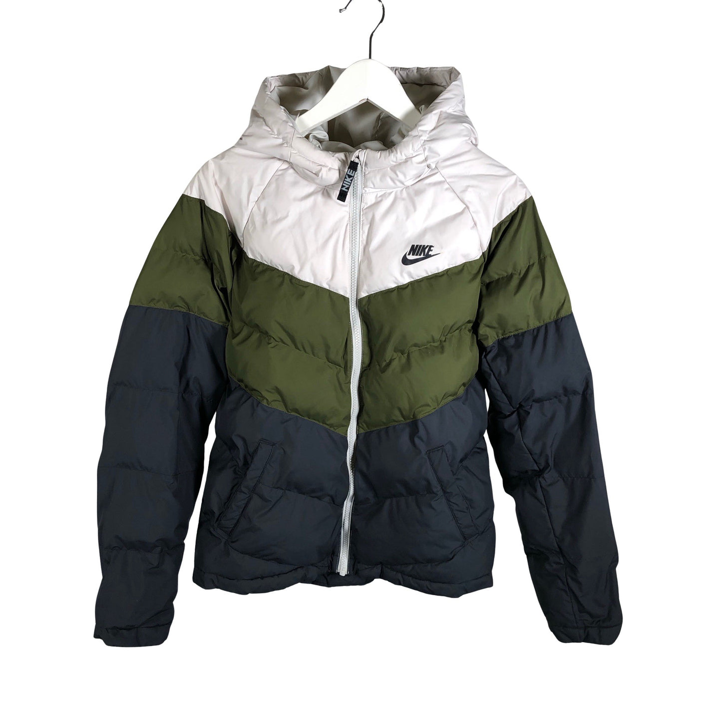 Unisex Nike - Winter jacket, size 158 - 164 - Gray (1)