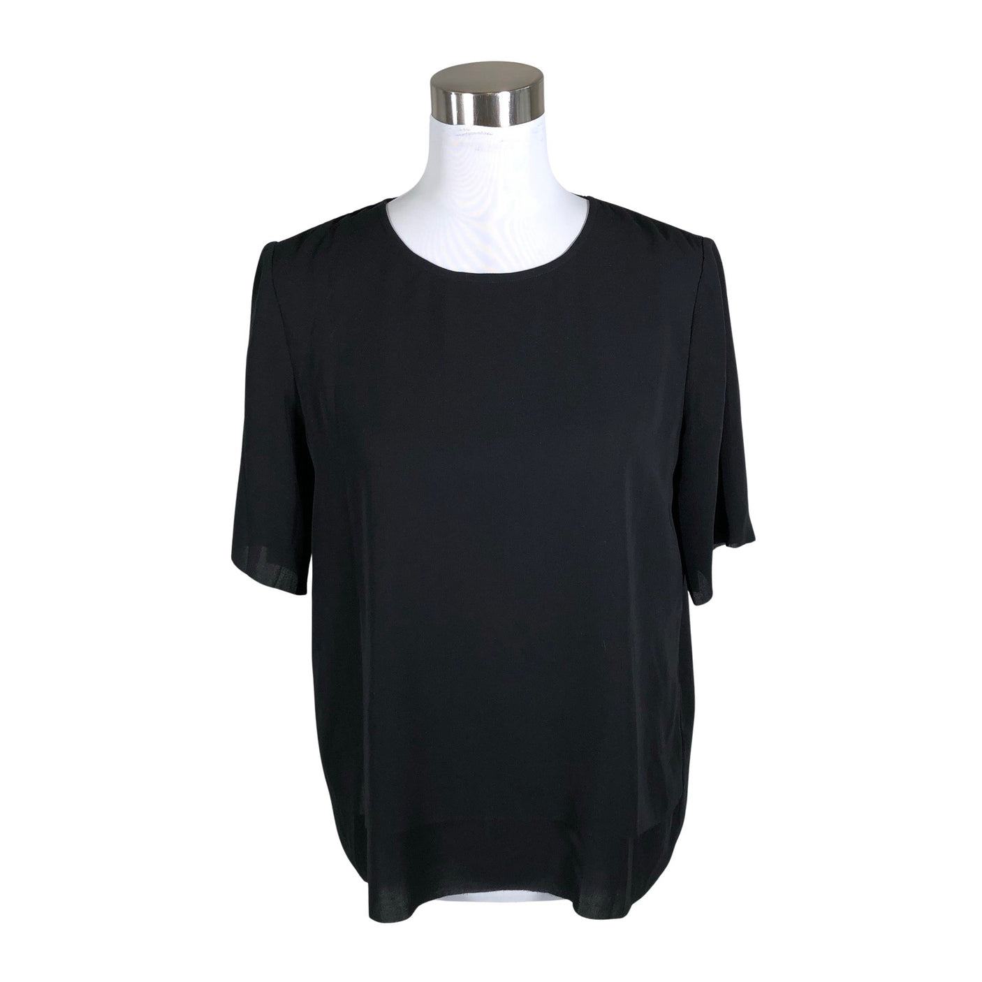 Unisex Samsoe&Samsoe - Short-sleeved blouse, size 38 - Black (1)