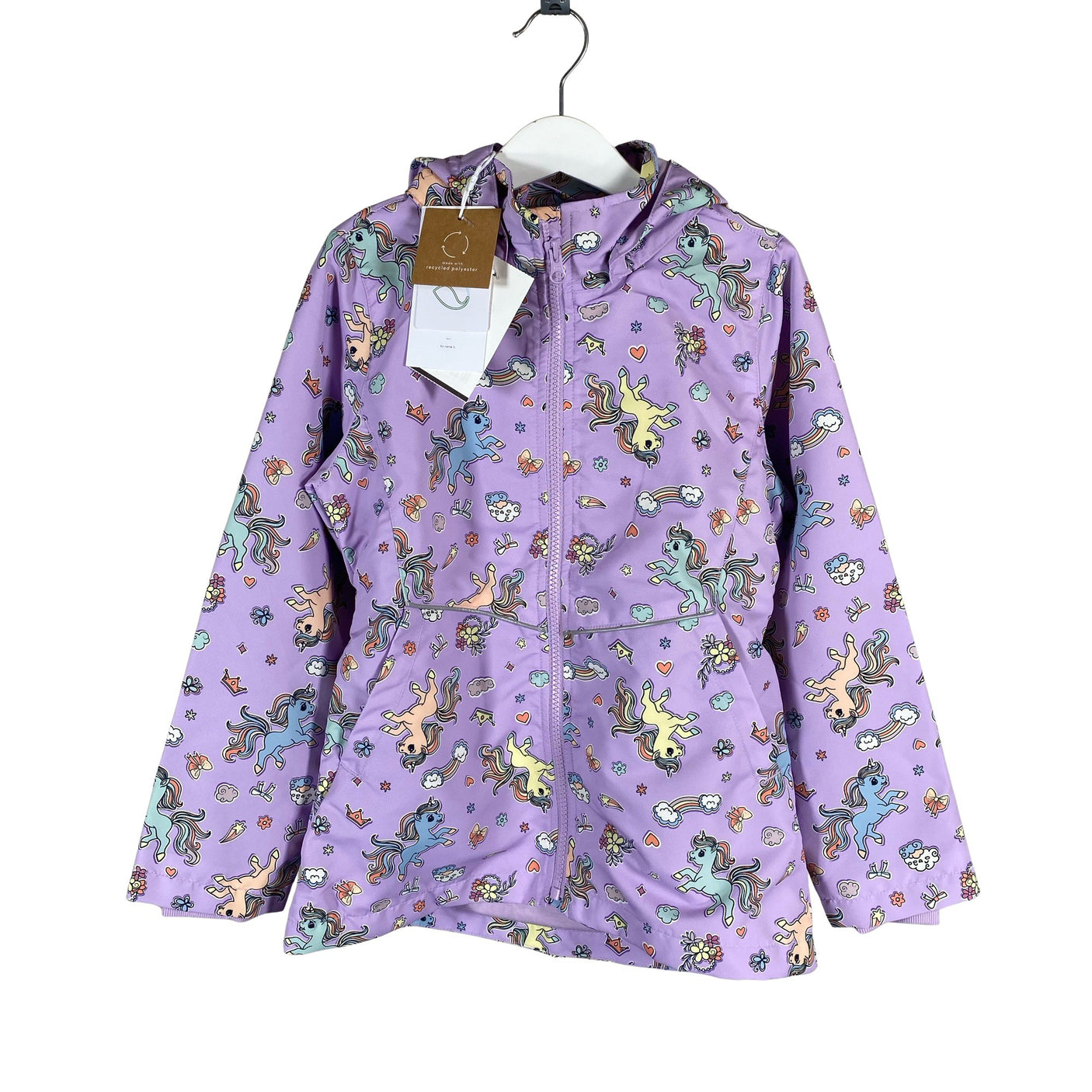 Unisex Name It - Outdoor jacket, size 116 - 122 - Violet (1)