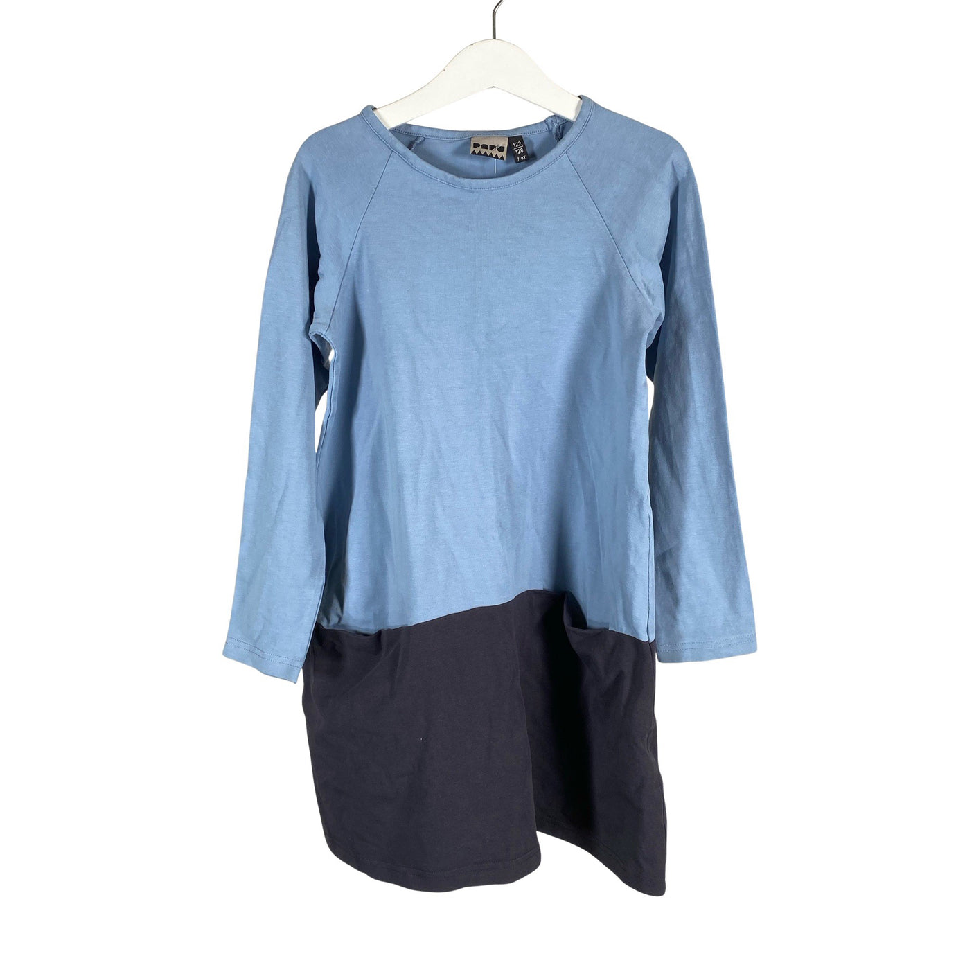 Unisex Papu - Tricot dress, size 122 - 128 - Light blue (1)