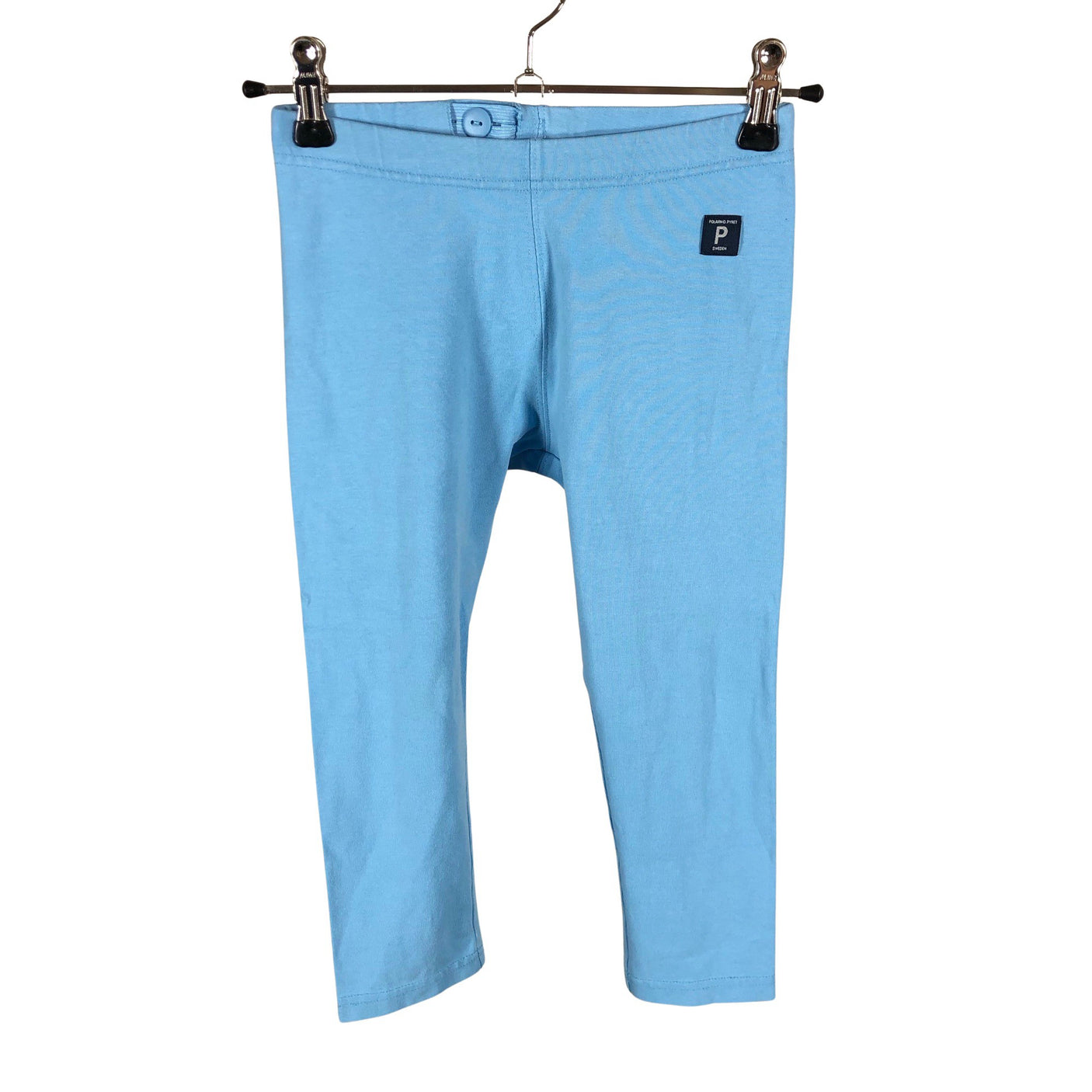 Unisex Polarn O. Pyret - Leggings, size 122 - 128 - Light blue (1)