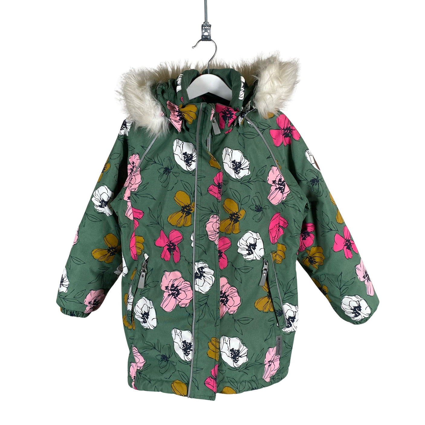 Unisex Jonathan - Winter jacket, size 122 - 128 - Green (1)