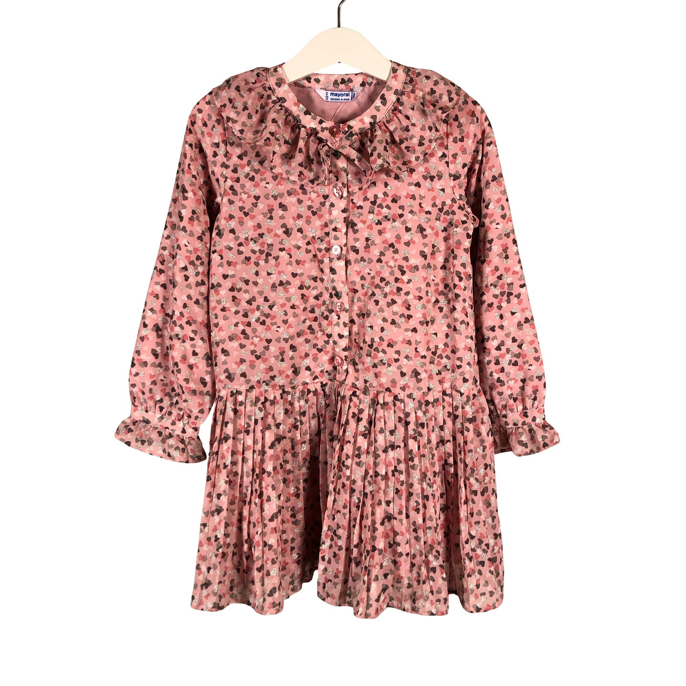 Unisex Mayoral - Party dress, size 104 - 110 - Light pink (1)