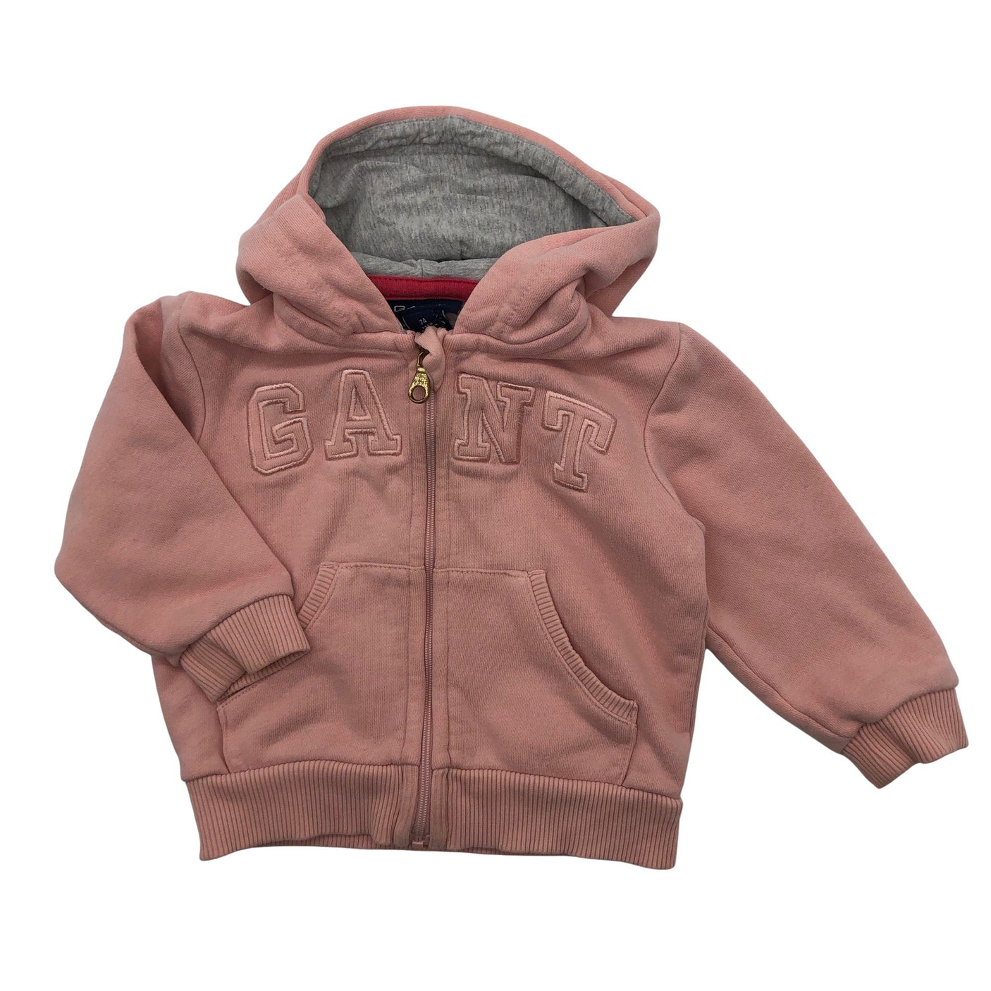 Unisex Gant - Hoodie, size 68 - 74 - Light pink (1)