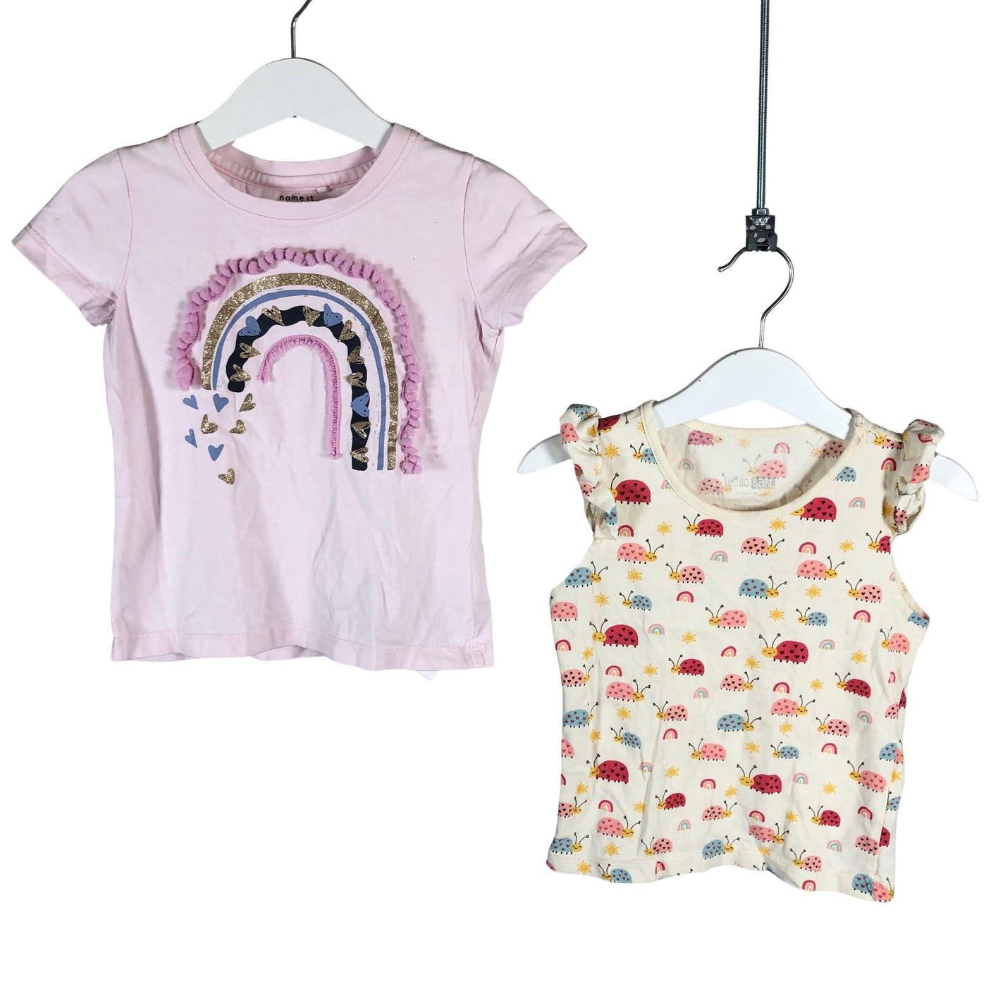 Unisex Hello Baby - T-shirt, size 86 - 92 - Light pink (1)