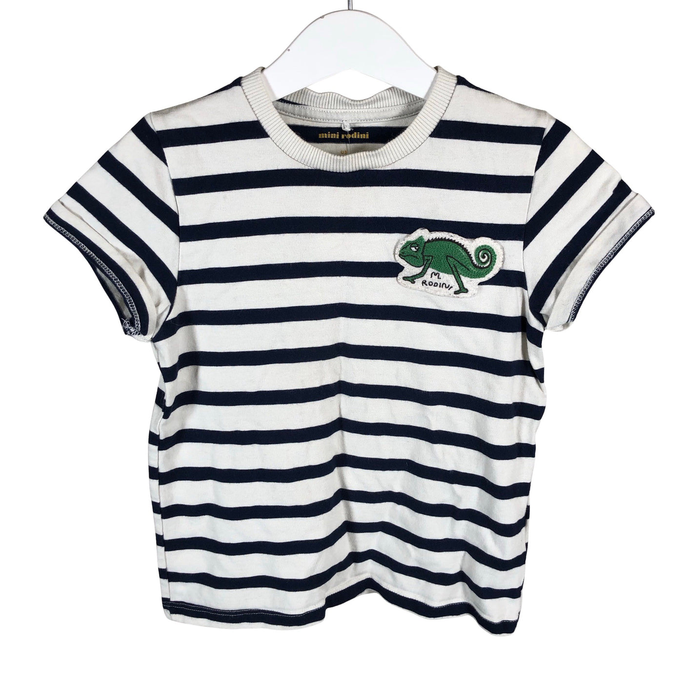 Unisex Mini Rodini - T-shirt, size 116 - 122 - White (1)