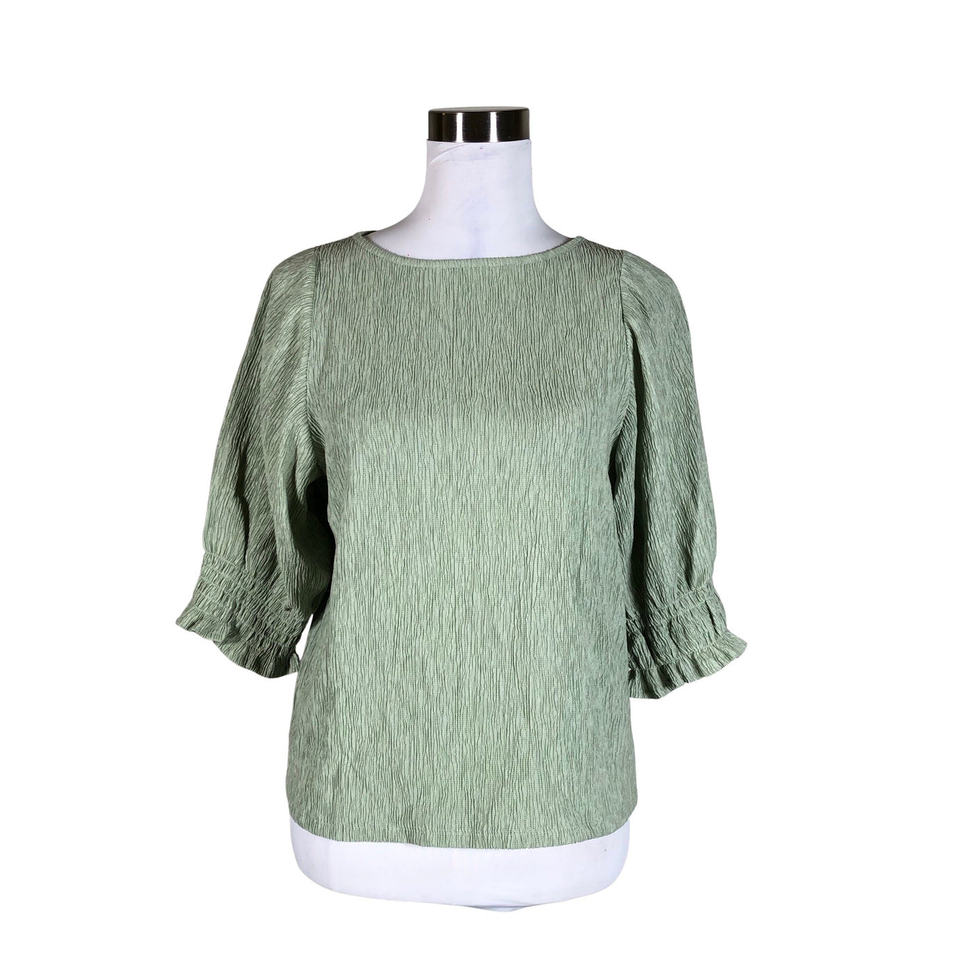 Unisex Lindex - Short-sleeved blouse, size 38 - Green (1)