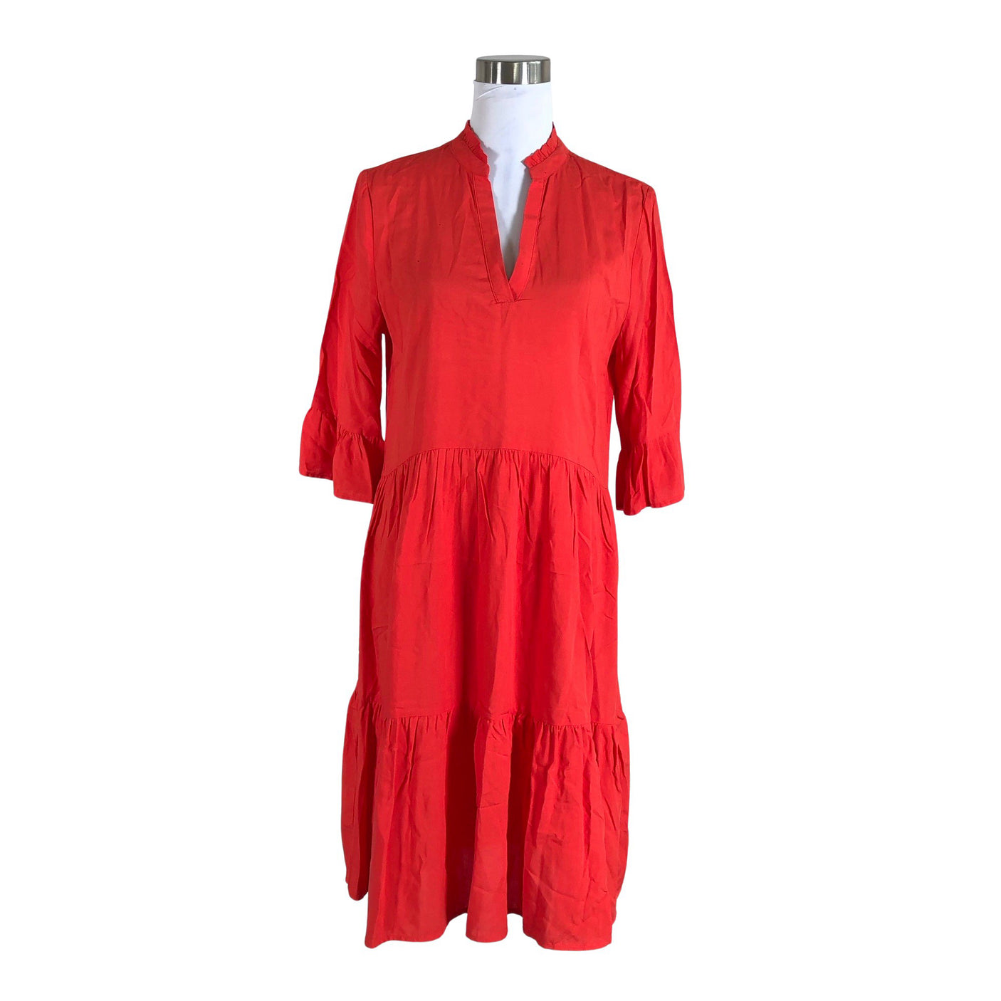 Unisex Saint Tropez - Schiffon dress, size 36 - Red (1)
