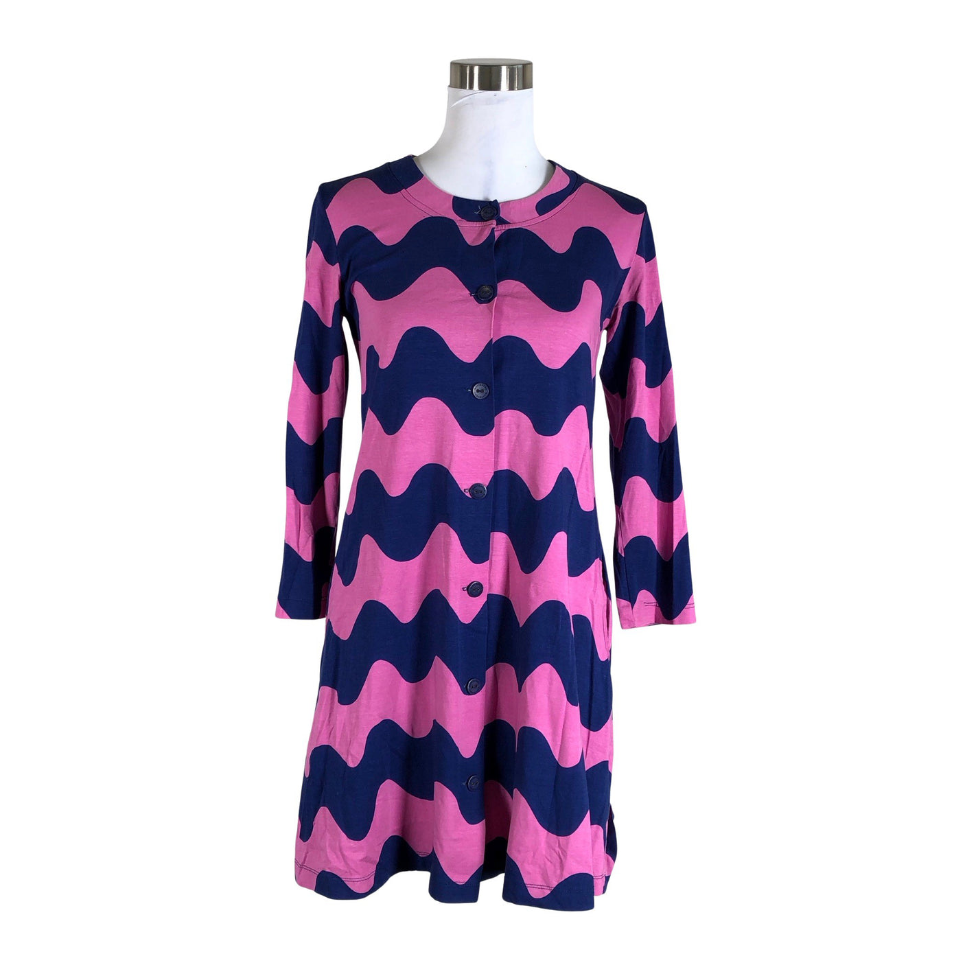 Unisex Marimekko - Tricot dress, size 34 - Blue (1)