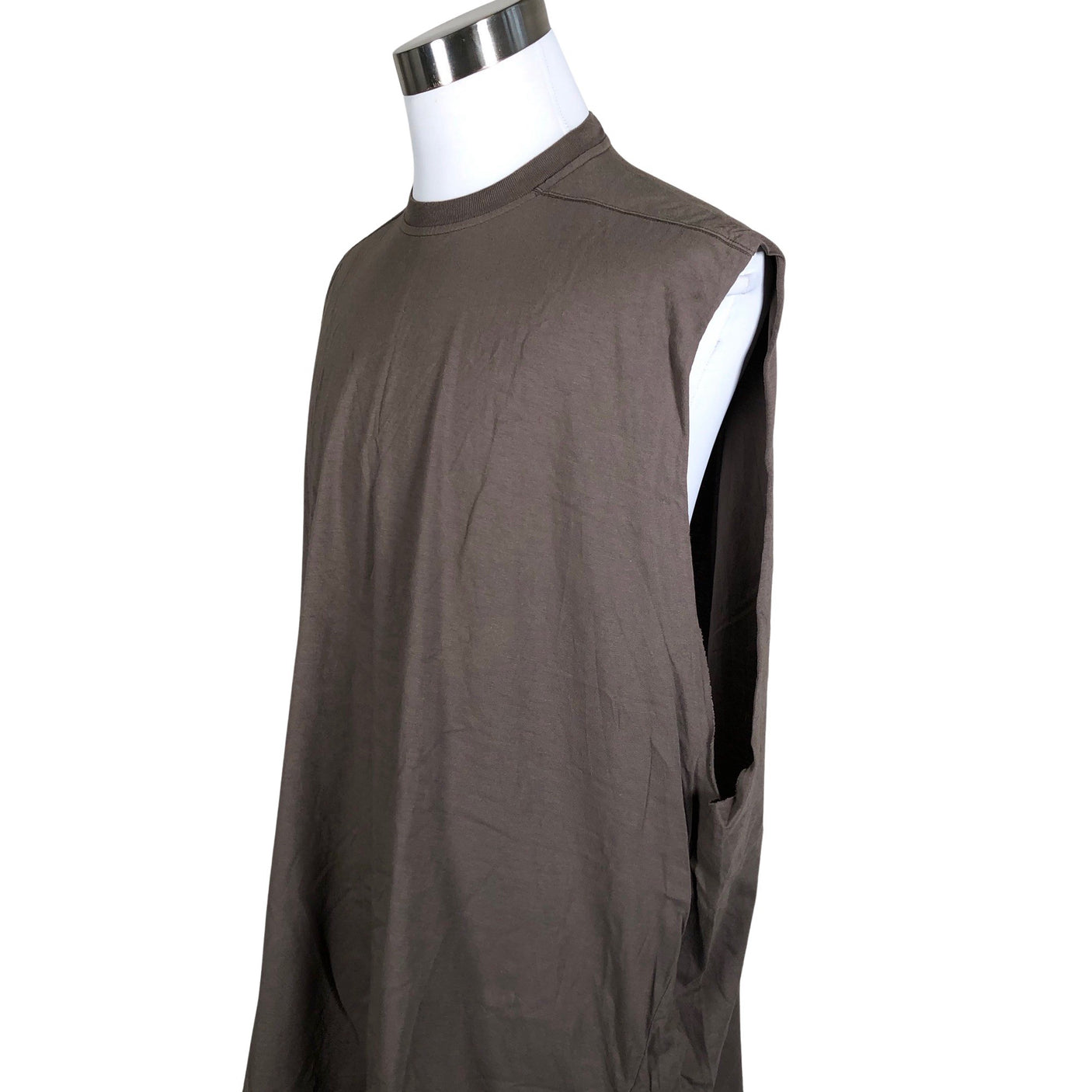 Unisex Rick Owens - Sleeveless shirt, size XL - Brown (3)