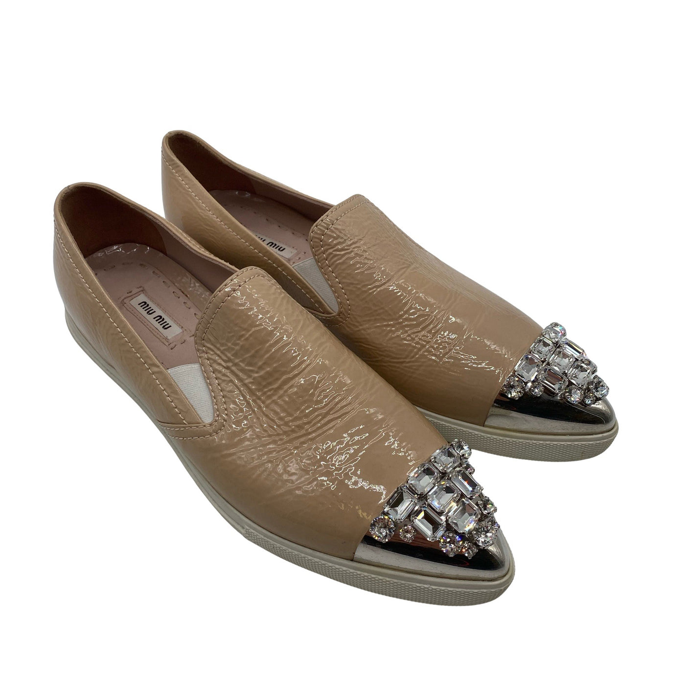 Unisex Miu Miu - Loafers, size 41 - Beige (3)