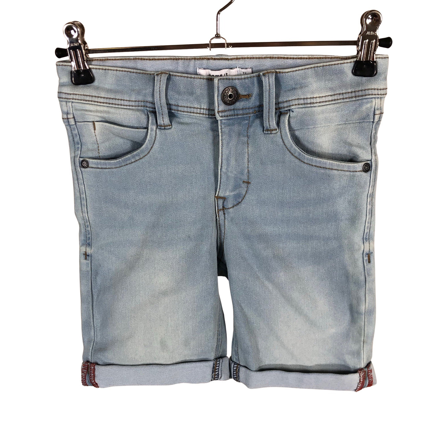 Unisex Name It - Denim shorts, size 116 - 122 - Light blue (1)