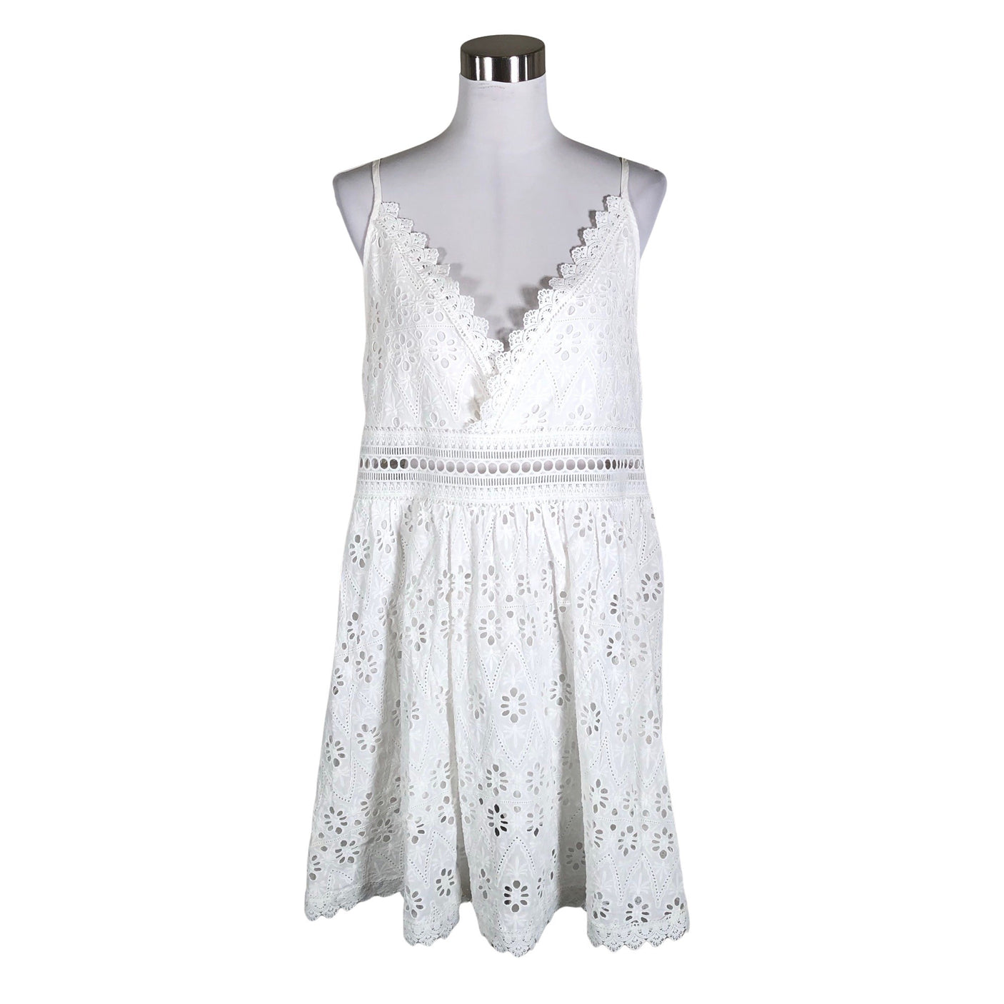 Unisex Lindex - Summer dress, size 40 - White (1)