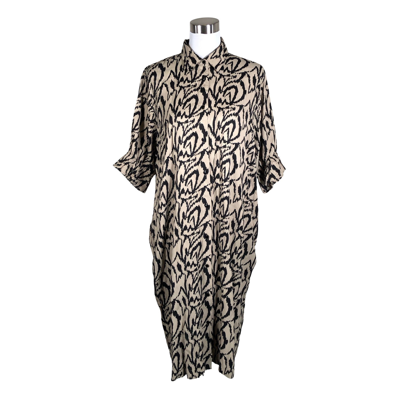 Unisex Kaffe - Schiffon dress, size 40 - Beige (1)