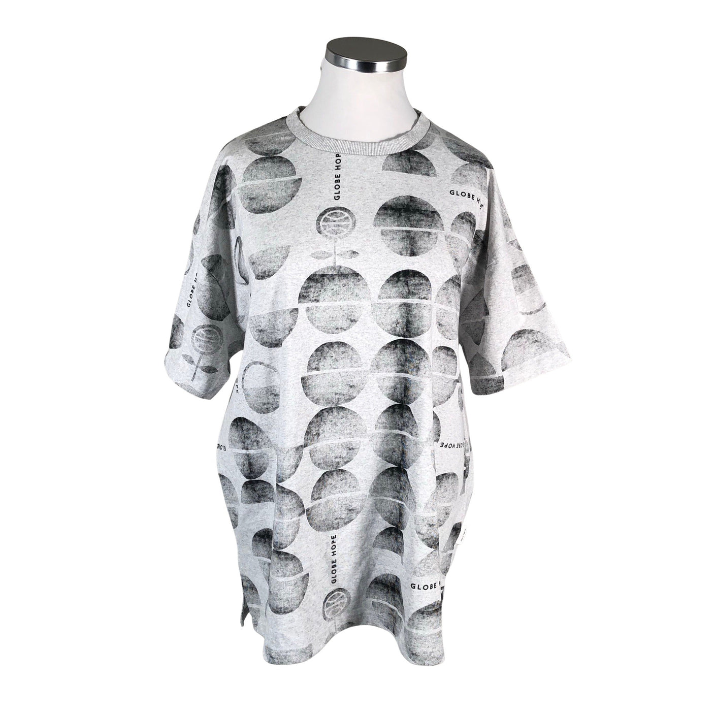 Unisex Globe Hope - T-shirt, size 44 - Gray (1)