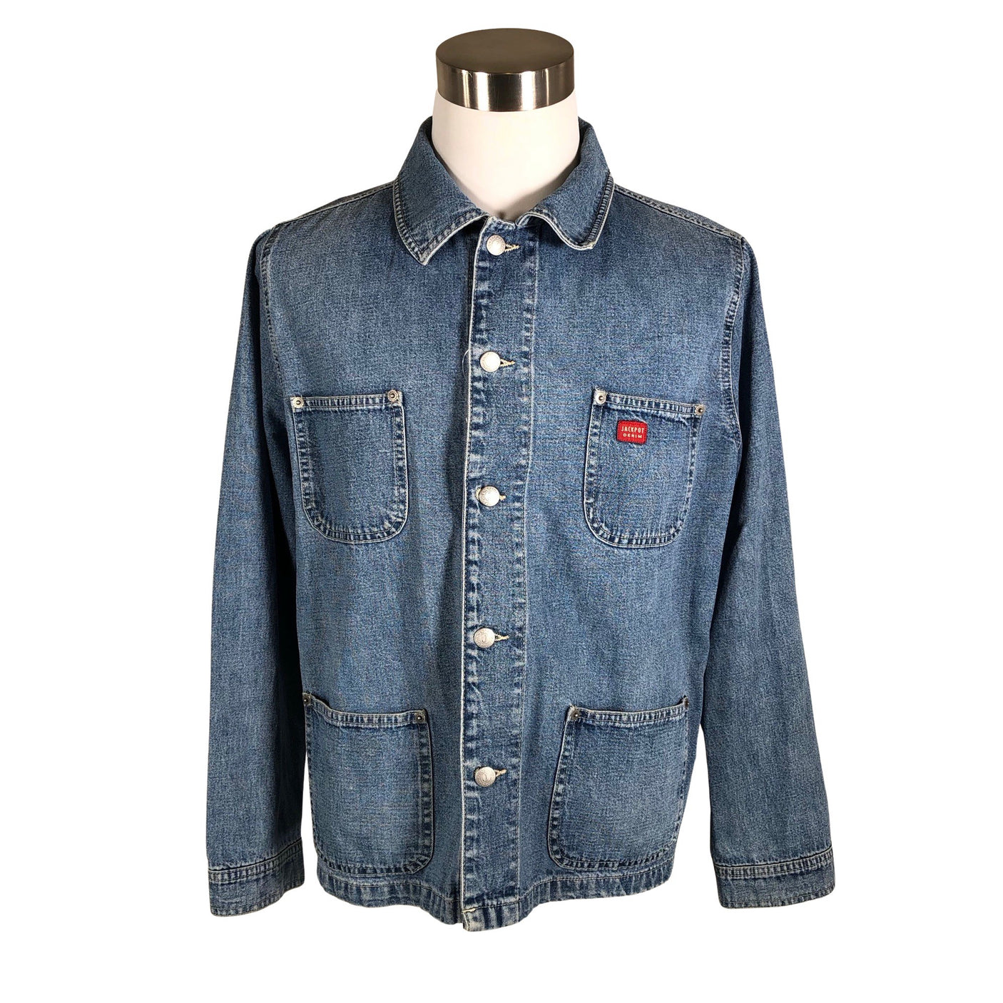 Unisex Jackpot - Denim jacket, size M - Blue (1)